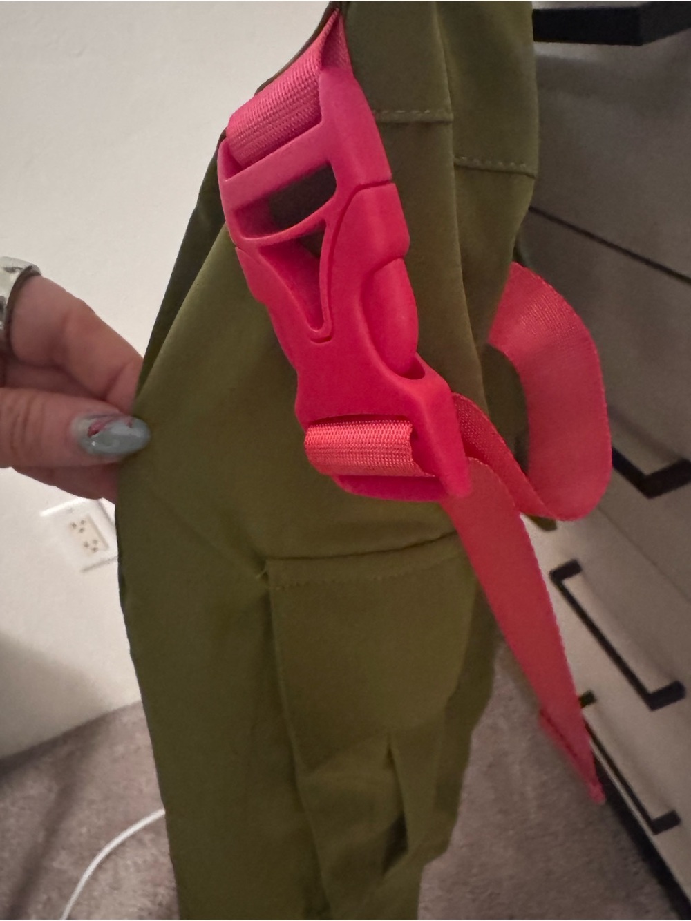 Fabletics Olive Green Julian Wrap Cargo Skirt - Picture 4 of 10